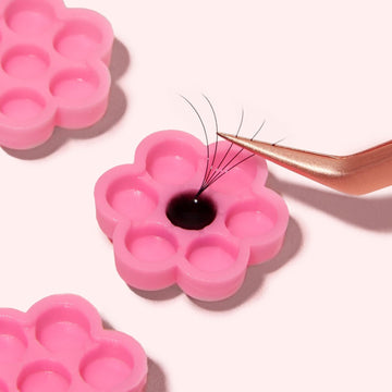 Flower Adhesive Disposable 7 Hole Cups - Giali Lashes
